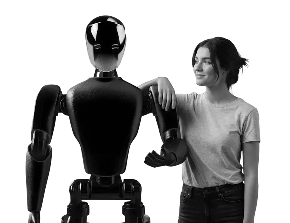 Robot with person
